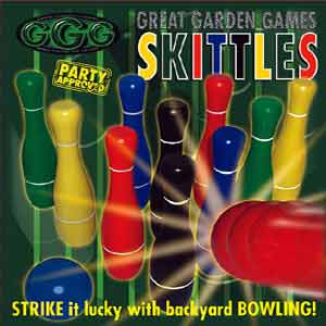 Wooden Garden Skittles - Classic Outdoor Bowling Game