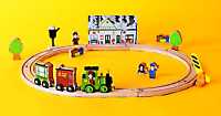 Wooden Toy Train Sets - Wooden Greendale Rocket Set - SORRY Sold out of DVD Offer