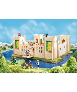 Wooden Medievel Castle Playset