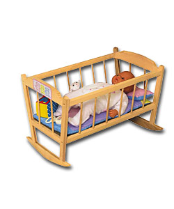 Wooden Rocking Crib
