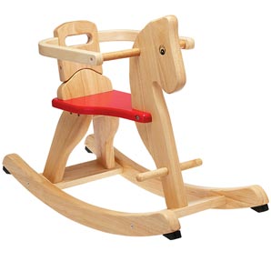 A baby rocking horse