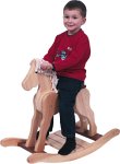 Wooden Rocking Pony- PINTOY