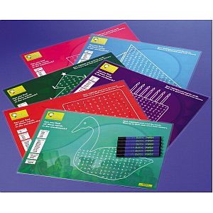 Active learning table mats. - Designed to help spot and remember high frequency words from the