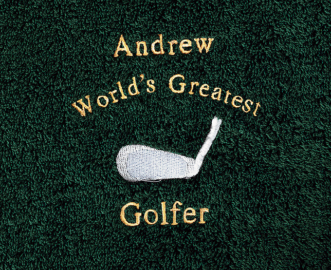 Unbranded Worldand#8217;s Greatest Sports Towel - Golf, Personalised