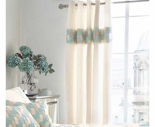 This fabulous range has been designed exclusively for us, making it even more special! Each strip of panelling is added individually then sewn on. Suited to almost any style of bedroom and decor. Curtains Features: 100% Polyester 167 cm (66 ins) wide