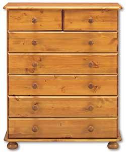 Unbranded Wycombe 5 Wide 2 Narrow Drawer Chest - Pine
