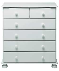 Unbranded Wycombe Chest of Drawers 4   2 - White