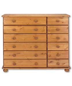 Unbranded Wycombe Chest of Drawers 6   6 - Pine