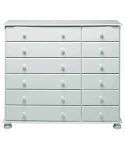 Unbranded Wycombe Chest of Drawers 6   6 - White