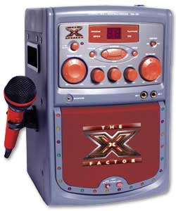 X-Factor Karaoke Machine with Kit and Microphone