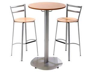 Unbranded Xpress beech table and chairs