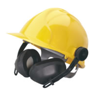 Helmet conforms to EN 397, Ear Defenders conform to PR EN 352-3  Fully adjustable head harness with