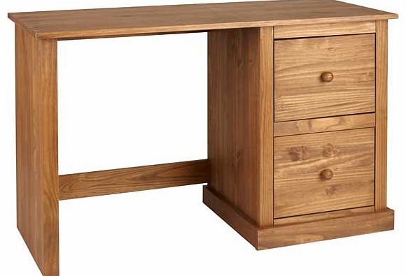 This York Solid Pine Office Desk is perfect if you need plenty of storage built in to your desk. This desk comes with 2 drawers on wooden runners. Part of the York collection Solid wood desk with wood handles. 2 drawers. Wooden runners. Maximum scree