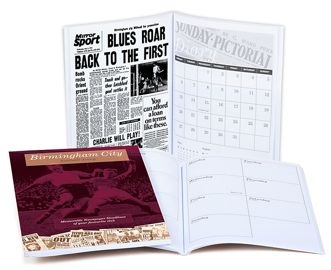Unbranded Your Club Diary Paper Back, Birmingham City