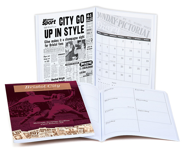 Unbranded Your Club Diary Paper Back, Bristol City