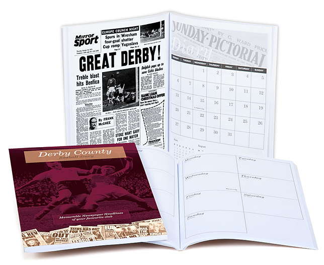 Unbranded Your Club Diary Paper Back, Derby