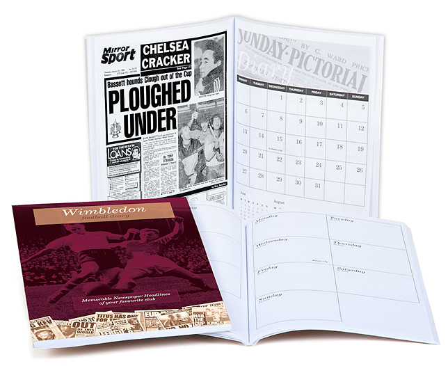 Unbranded Your Club Diary Paper Back, Wimbledon