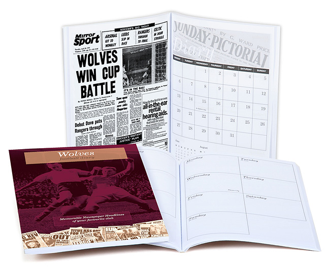Unbranded Your Club Diary Paper Back, Wolves