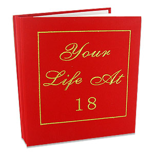 Unbranded Your Life At 18 Big Red Book Photo Album
