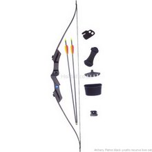 Unbranded Yths Black Fiberglass Recurve Set