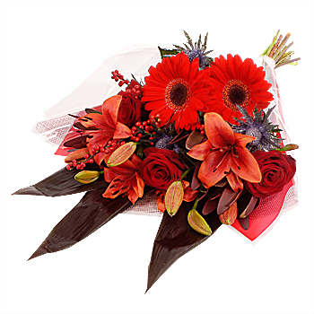 Unbranded Yuletide Gift Wrap - flowers