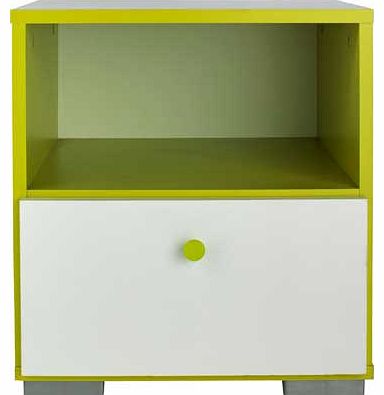 Create space that is truly theirs with the Zest collection. The ideal home for their table lamp. a treasured photo frame or maybe even a favourite toy. this Zest bedside chest would look great perched next to the bed. The striking zesty green cubby a