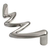 Zig Zag Pull Satin Nickel Effect
