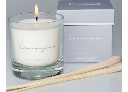 Unbranded Zingy Lemongrass Scented Candle 4742C