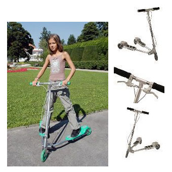 The Zip Scooter is a new sensation on wheels that is not only fun  but improves fitness and achieves
