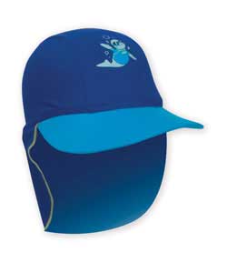 UPF50  sun protection with extra neck protection.Size (H)23.5, (W)19.5, (D)30.2cm.