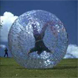 A Zorb is a gigantic inflatable ball about 15ft in