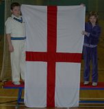 Upfront Cricket Academy UPFRONT ENGLAND FLAG (cricket shirt ball bat rugby football)
