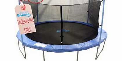 Upper Bounce 10 ft Trampoline Enclosure Safety Net Fits Using 6-Poles