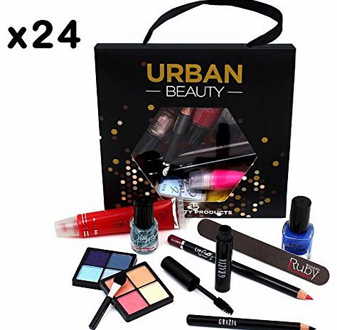 Urban Beauty Make Up Cosmetic Set Mixed Kit Urban Beauty Lucky Dip Gift Bag 10 Pieces - x2