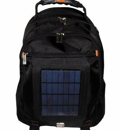 Urban Factory Solar Backpack for 15.6 inch Laptop with Solar Battery to Charge Phones/Smartphones