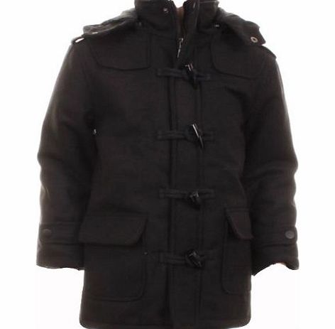 Urban Island Boys Urban Island Wool Mixed Warm Duffle Coat Size 5 - 6 Years