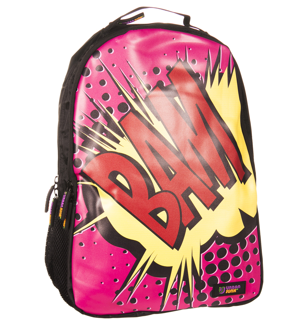 Urban Junk Retro Comic Pop BAM Explosion Backpack from