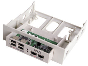 / FireWire Internal Hub - 4 Port USB 2.0 & 2