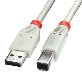 Cable - Type A to B  USB 2.0  0.5m