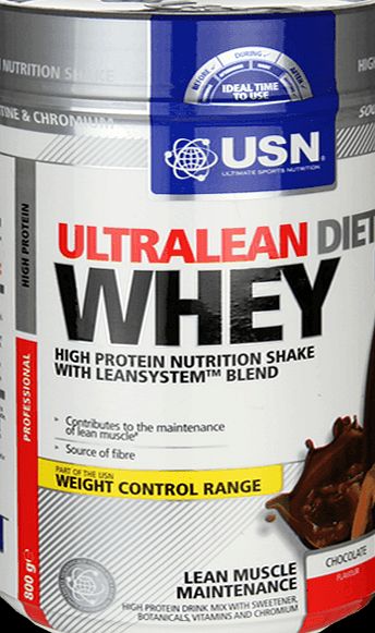 USN Ultralean Diet Whey Chocolate 800g Powder -