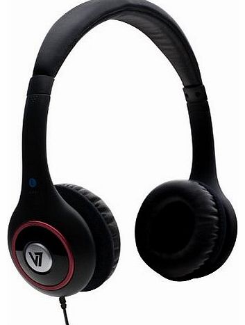 V7 HA510-2NP Deluxe Headphones with Volume Control Black