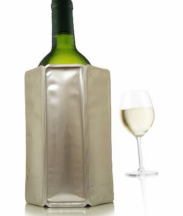 Vacu Vin Rapid Ice Wine Cooler - Chrome
