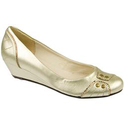 Vagabond Female Full Buzz Leather Lining Fashion Metallics in Champagne