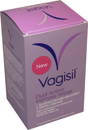 Dual Action Intimate Wipes (12)