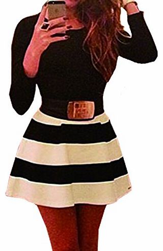 New Arrived Women Bandage Bodycon Long Sleeve Evening Sexy Party Cocktail Mini Dress (M)