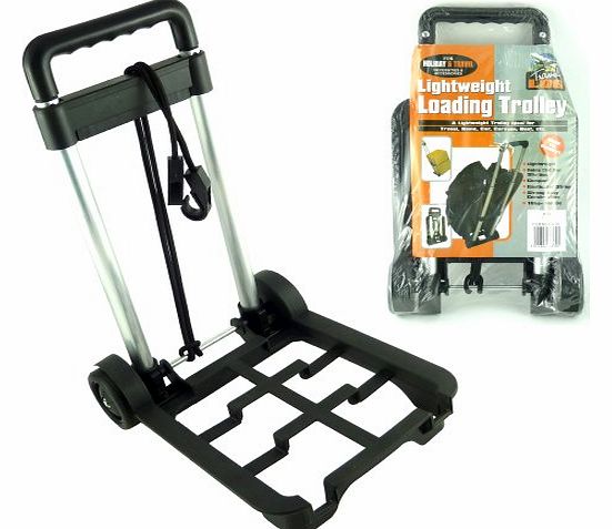 Value 4 Money FOLDING TROLLEY - LIGHTWEIGHT ALUMINUM FRAME - IDEAL FOR HOME, OFFICE, OUTDOOR LIVING, TRAVEL AND SHOPPING