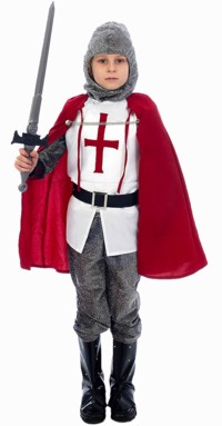 value Costume: Royal Knight (Small 3-5 Yrs)