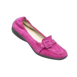 Van Dal Female Dockham Leather Upper Leather Lining Casual Shoes in Fuschia, Navy, Red