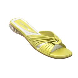 Van Dal Female Lopez Leather Upper Leather Lining Casual Sandals in Citrus, Navy, Vanilla, White