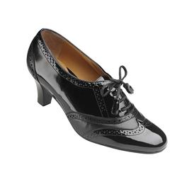Female Tain Leather Upper Leather Lining Casual Shoes in Black